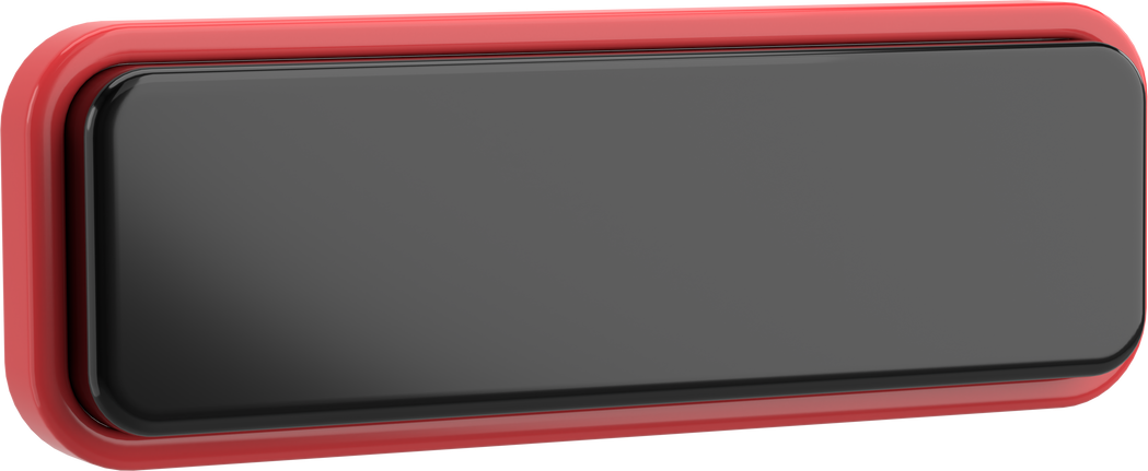 3D button. Empty button. 3D illustration.
